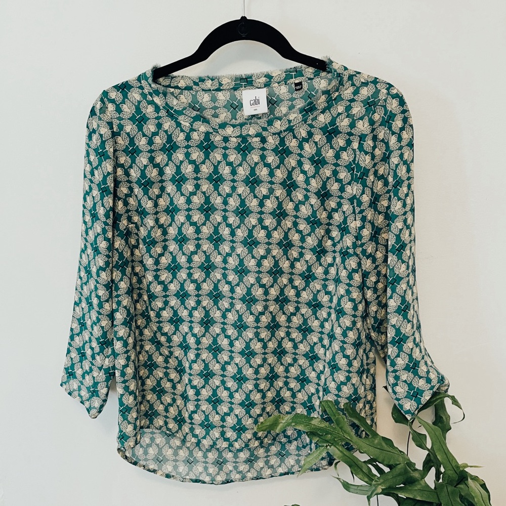 Cabi Teal Blouse